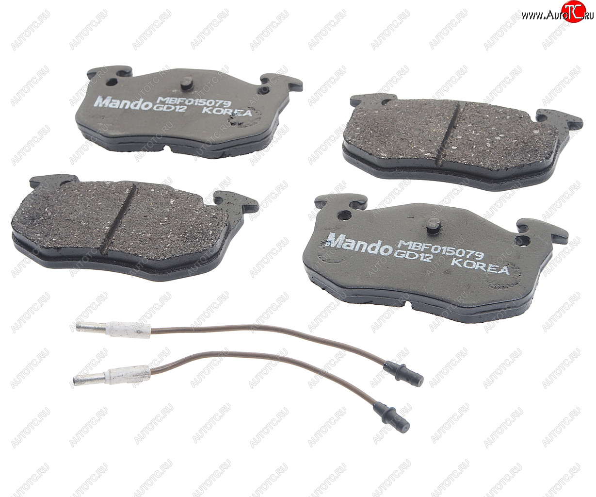 1 229 р. Колодки тормозные PEUGEOT 206 (00-),306 (-02) RENAULT Megane (-02) задние (4шт.) MANDO MANDO mbf015079  с доставкой в г. Керчь