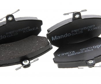 2 099 р. Колодки тормозные VW Golf 3,Caddy (95-04),Polo (95-01) передние (4шт.) MANDO MANDO mbf015089 MANDO mbf015089  с доставкой в г. Керчь. Увеличить фотографию 2