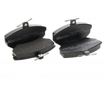 2 099 р. Колодки тормозные VW Golf 3,Caddy (95-04),Polo (95-01) передние (4шт.) MANDO MANDO mbf015089 MANDO mbf015089  с доставкой в г. Керчь. Увеличить фотографию 1