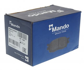 1 019 р. Колодки тормозные VW Passat B3,B4 AUDI 80 передние (4шт.) MANDO MANDO mbf015092 MANDO mbf015092  с доставкой в г. Керчь. Увеличить фотографию 2