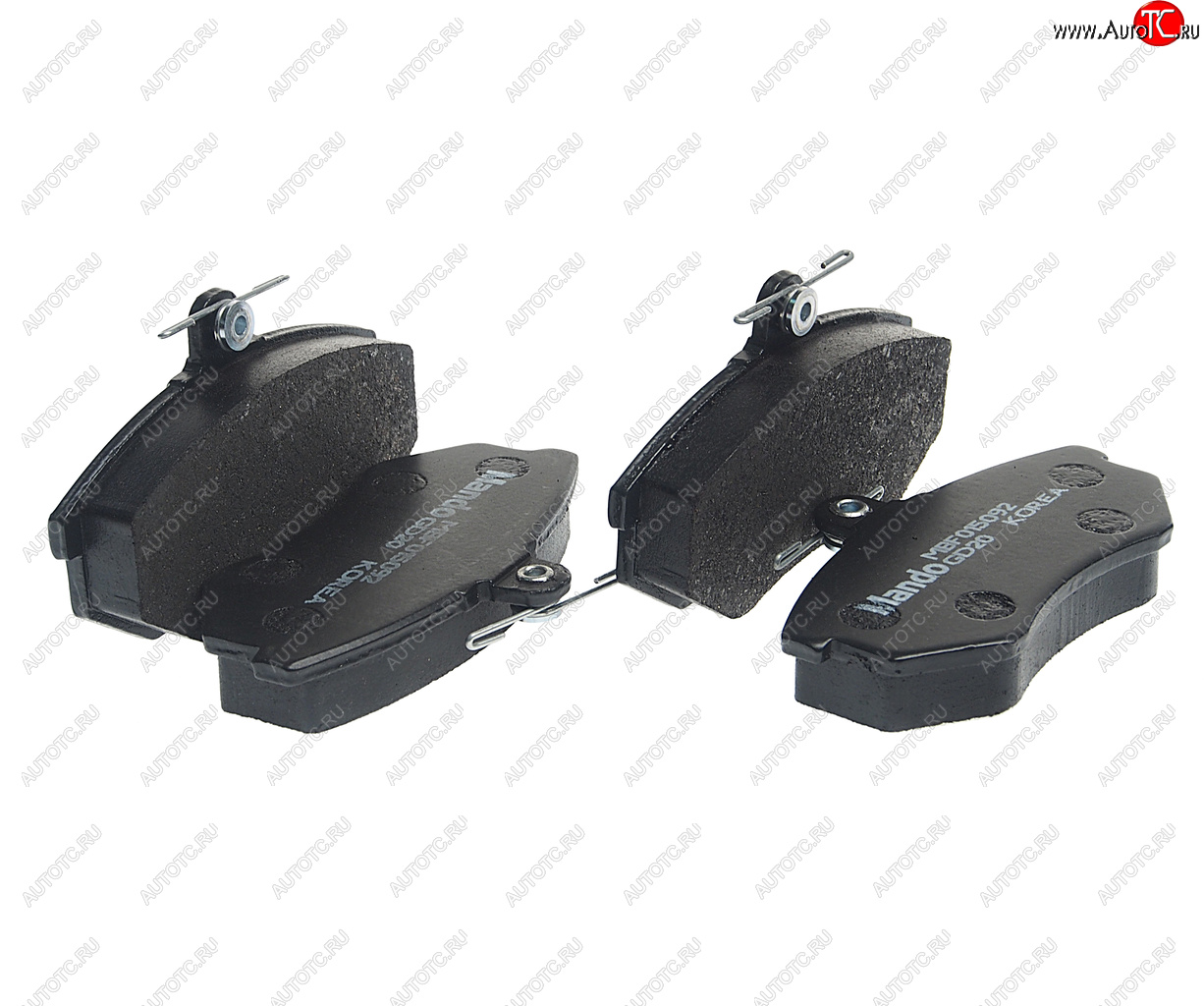 1 019 р. Колодки тормозные VW Passat B3,B4 AUDI 80 передние (4шт.) MANDO MANDO mbf015092 MANDO mbf015092  с доставкой в г. Керчь