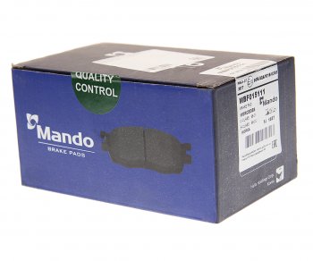 2 499 р. Колодки тормозные MERCEDES W210,W202,C208 (2.0/2.8) передние (4шт.) MANDO MANDO mbf015111 MANDO mbf015111  с доставкой в г. Керчь. Увеличить фотографию 2