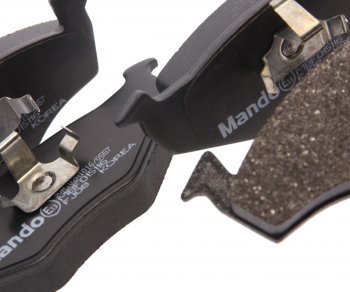 1 329 р. Колодки тормозные VW Lupo,Polo (95-) SKODA Fabia передние (4шт.) MANDO MANDO mbf015116 MANDO mbf015116  с доставкой в г. Керчь. Увеличить фотографию 2