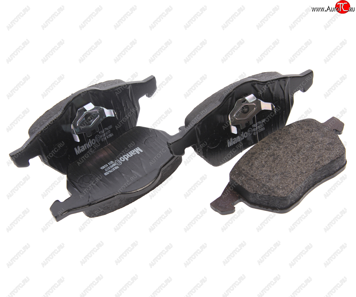 1 999 р. Колодки тормозные VW Bora,Golf,Polo AUDI A3 SEAT Leon,Toledo SKODA Octavia передние (4шт.) MANDO MANDO mbf015117  с доставкой в г. Керчь