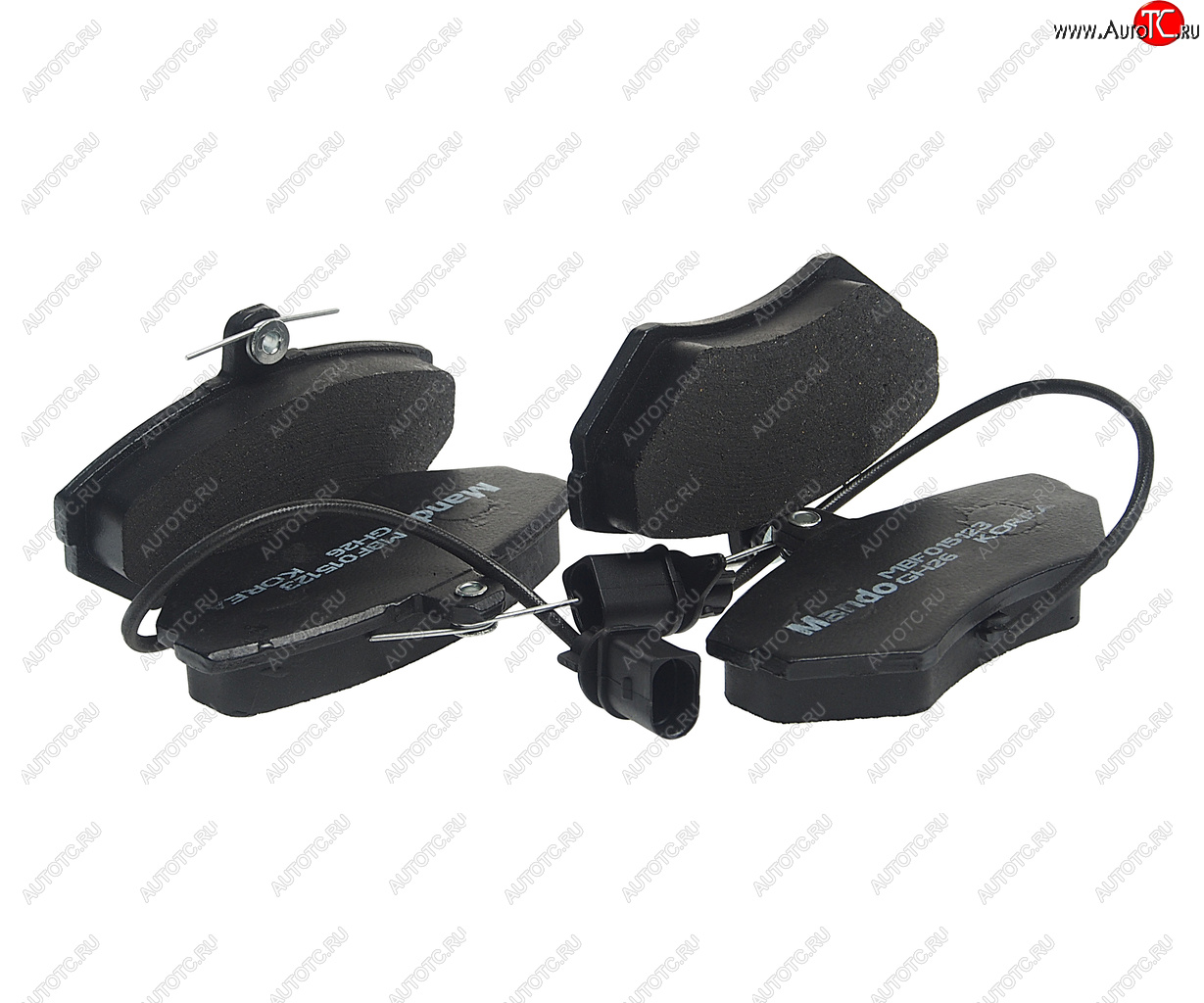 1 799 р. Колодки тормозные VW Golf 3,Caddy (95-04),Polo (95-01) передние (4шт.) MANDO MANDO mbf015123 MANDO mbf015123  с доставкой в г. Керчь