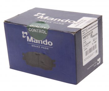 1 599 р. Колодки тормозные VW Passat B5 AUDI A4 передние (4шт.) MANDO MANDO mbf015125  с доставкой в г. Керчь. Увеличить фотографию 3