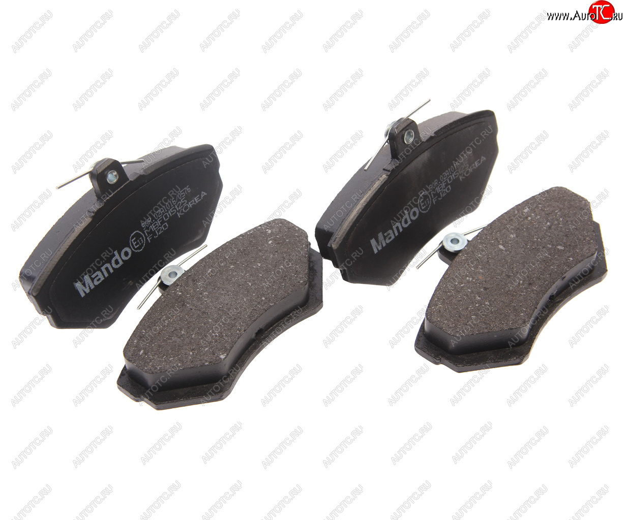 1 599 р. Колодки тормозные VW Passat B5 AUDI A4 передние (4шт.) MANDO MANDO mbf015125  с доставкой в г. Керчь