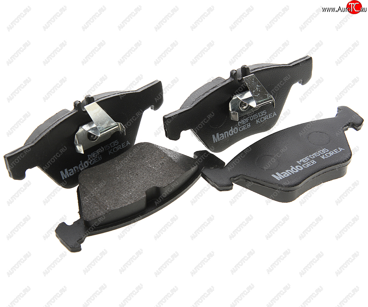 2 369 р. Колодки тормозные MERCEDES E (W210) передние (4шт.) MANDO MANDO mbf015135  с доставкой в г. Керчь