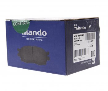 1 429 р. Колодки тормозные MERCEDES W202,W203,W209,W210,R171 CHRYSLER задние (4шт.) MANDO MANDO mbf015140 MANDO mbf015140  с доставкой в г. Керчь. Увеличить фотографию 2