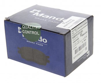 1 799 р. Колодки тормозные MERCEDES E (W210) задние (4шт.) MANDO MANDO mbf015142 MANDO mbf015142  с доставкой в г. Керчь. Увеличить фотографию 2