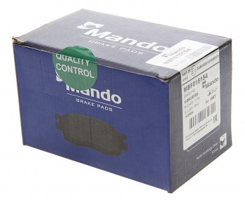 2 679 р. Колодки тормозные MERCEDES W163 (98-05),W220 (98-05),W129 передние (4шт.) MANDO MANDO mbf015154 MANDO mbf015154  с доставкой в г. Керчь. Увеличить фотографию 2
