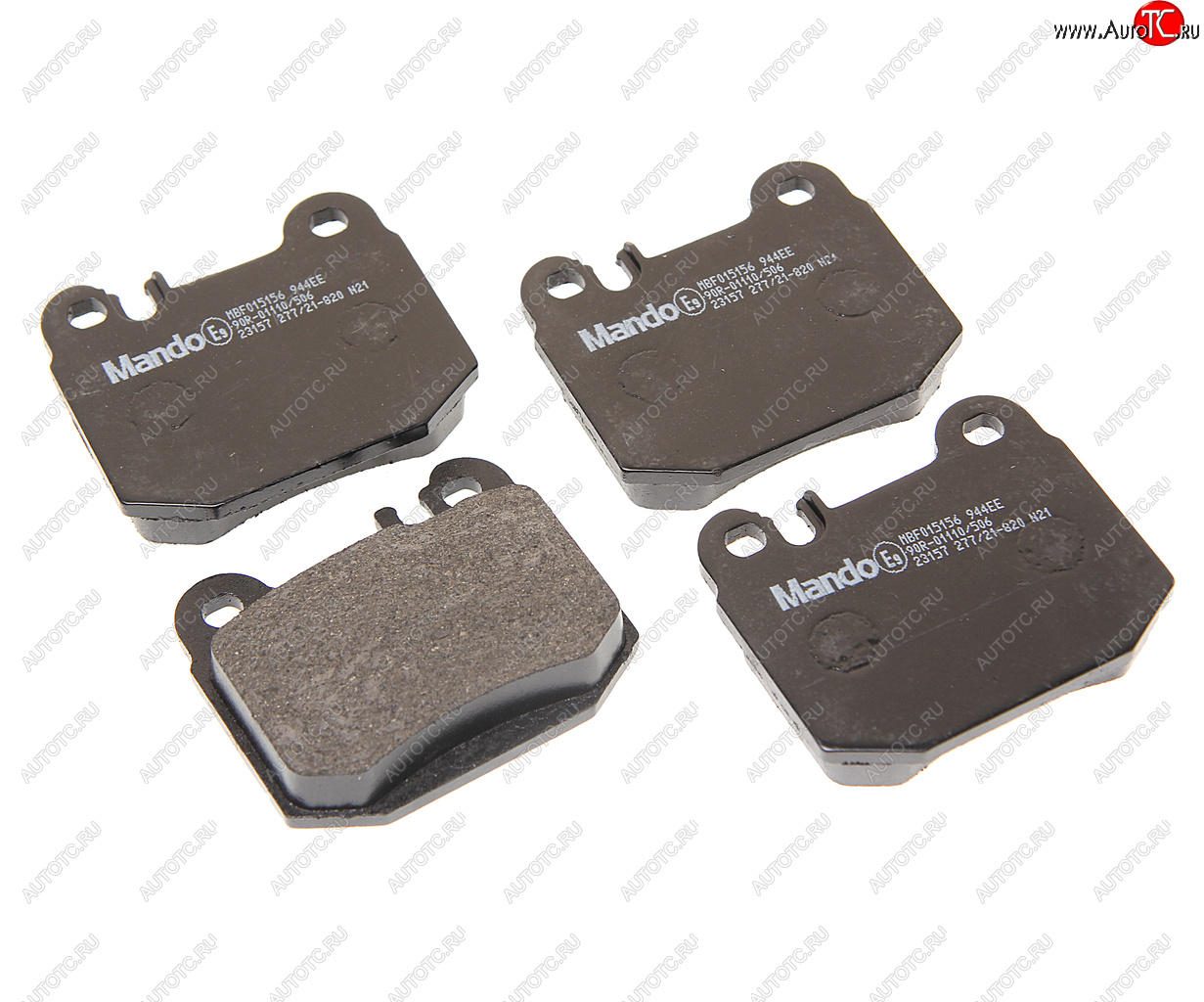 2 279 р. Колодки тормозные MERCEDES (W163) ML230,ML500 задние (4шт.) MANDO MANDO mbf015156  с доставкой в г. Керчь