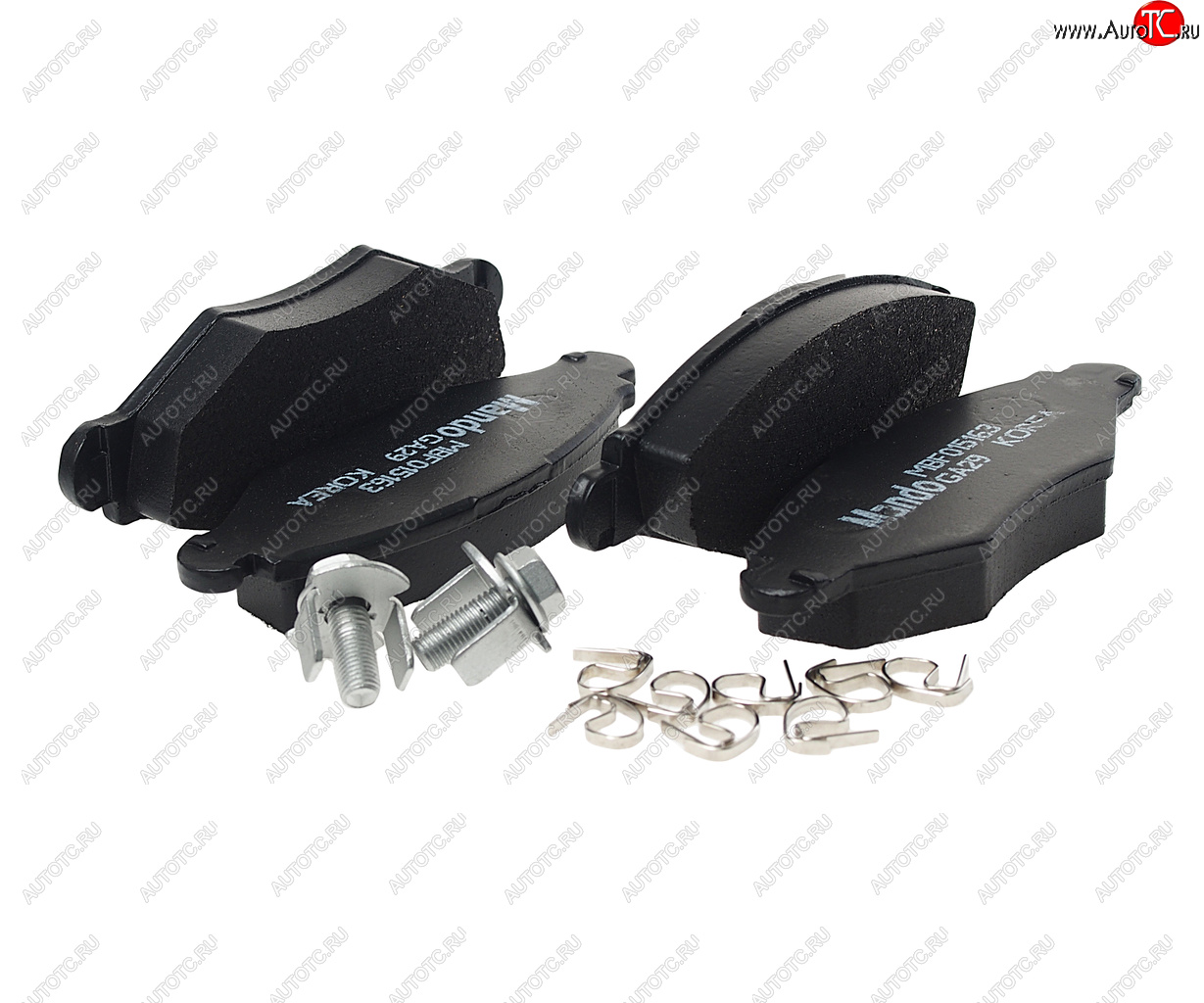 1 659 р. Колодки тормозные PEUGEOT 206,206SW (01-) передние (без АБС) (4шт.) MANDO MANDO mbf015163  с доставкой в г. Керчь