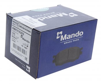 1 429 р. Колодки тормозные CITROEN C5 (10-) задние (4шт.) MANDO MANDO mbf015203 MANDO mbf015203  с доставкой в г. Керчь. Увеличить фотографию 2