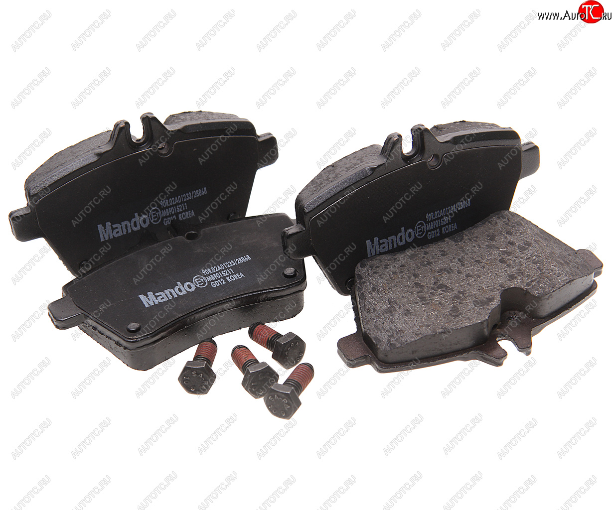 1 639 р. Колодки тормозные MERCEDES A (W169) передние (4шт.) MANDO MANDO mbf015211  с доставкой в г. Керчь