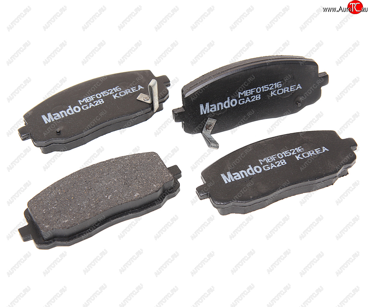 999 р. Колодки тормозные KIA Picanto (05-) передние (4шт.) MANDO MANDO mbf015216  с доставкой в г. Керчь