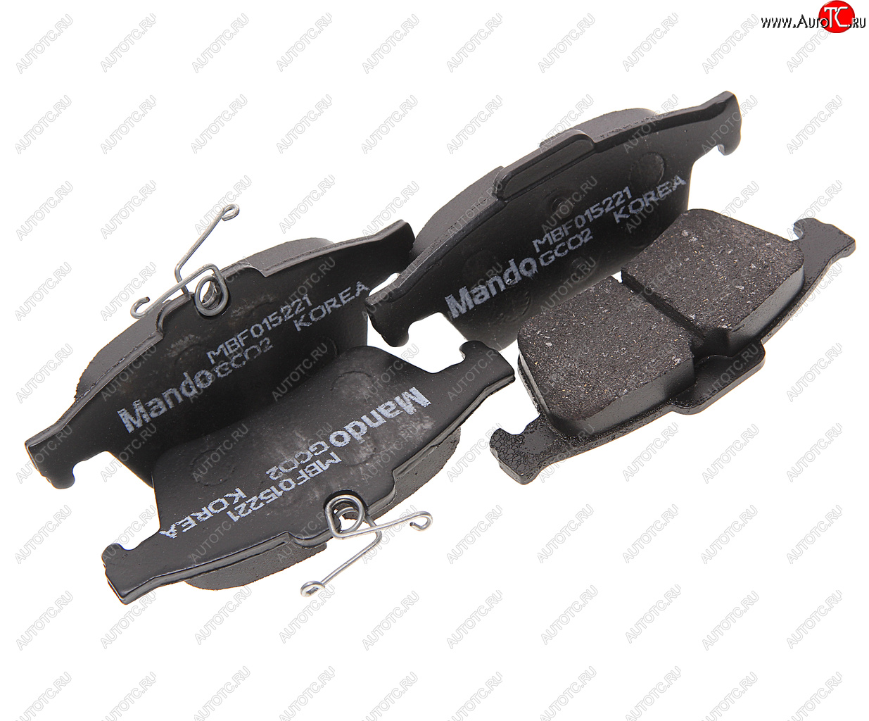 1 499 р. Колодки тормозные задние MANDO Ford Focus 2 универсал рестайлинг (2007-2011)  с доставкой в г. Керчь