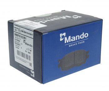 2 299 р. Колодки тормозные задние (4шт.) MANDO Peugeot Partner B9 дорестайлинг (2008-2012)  с доставкой в г. Керчь. Увеличить фотографию 2
