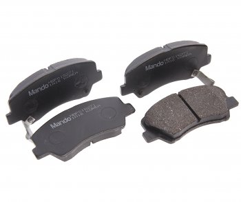 2 079 р. Колодки тормозные HYUNDAI Solaris (11-) KIA Rio (11-) передние (4шт.) MANDO MANDO mbf015271  с доставкой в г. Керчь. Увеличить фотографию 1
