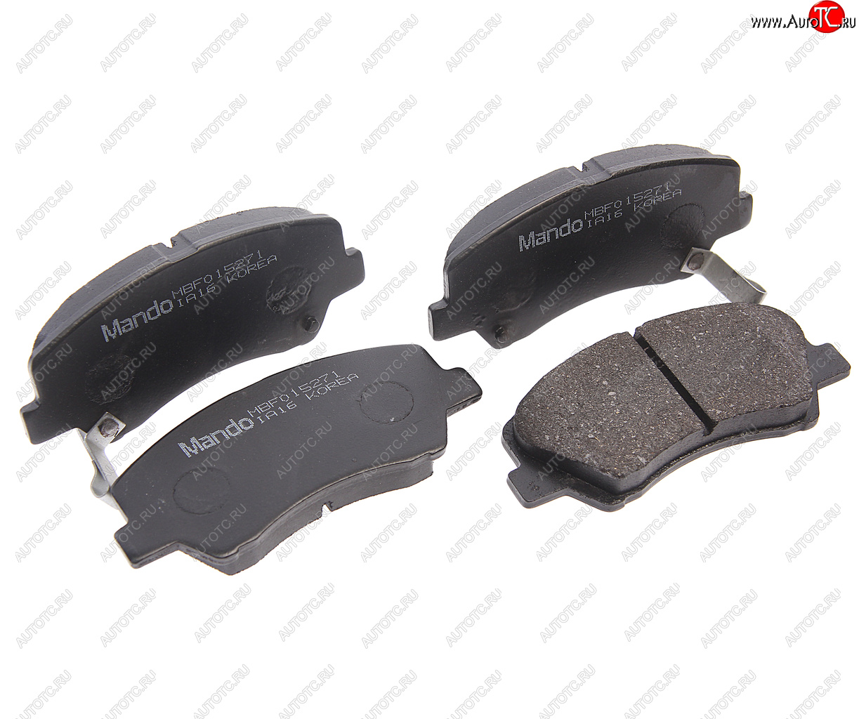 2 079 р. Колодки тормозные HYUNDAI Solaris (11-) KIA Rio (11-) передние (4шт.) MANDO MANDO mbf015271  с доставкой в г. Керчь