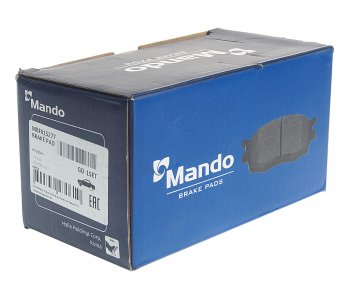 1 689 р. Колодки тормозные передние (4шт.) MANDO KIA Ceed 3 CD хэтчбэк (2018-2025)  с доставкой в г. Керчь. Увеличить фотографию 2