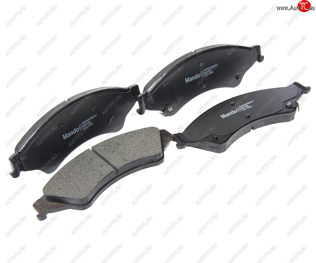 2 259 р. Колодки тормозные FORD Ranger (11-) передние (4шт.) MANDO MANDO mbf015280 MANDO mbf015280  с доставкой в г. Керчь