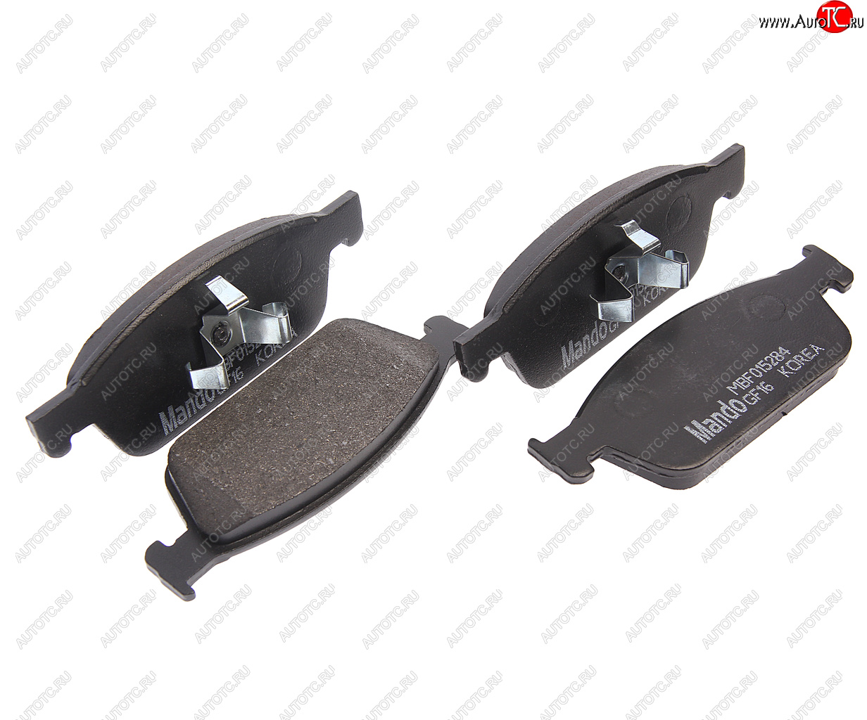 3 399 р. Колодки тормозные FORD Focus ST (12-),Kuga (13-) передние (4шт.) MANDO MANDO mbf015284  с доставкой в г. Керчь