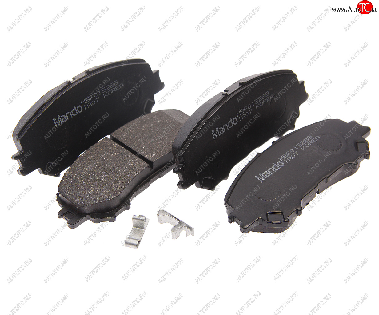 1 859 р. Колодки тормозные NISSAN X-Trail (T32R) (14-) (2.0/2.5) передние (4шт.) MANDO MANDO mbf015288 MANDO mbf015288  с доставкой в г. Керчь