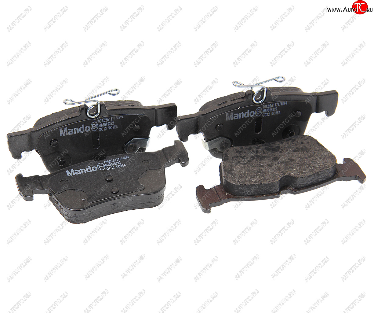 1 539 р. Колодки тормозные FORD Mondeo (15-) задние (4шт.) MANDO MANDO mbf015292  с доставкой в г. Керчь
