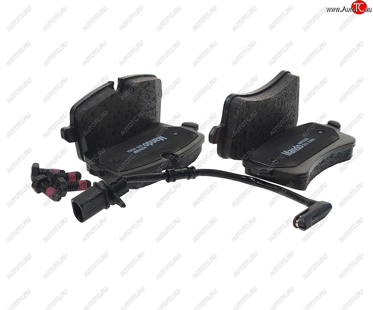 1 899 р. Колодки тормозные AUDI A6 (15-) задние (4шт.) MANDO MANDO mbf015387  с доставкой в г. Керчь