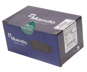 1 159 р. Колодки тормозные BMW E36,E46,Z3,E36,Z4,E85 (98-) передние (4шт.) MANDO MANDO mbf015400 MANDO mbf015400  с доставкой в г. Керчь. Увеличить фотографию 2