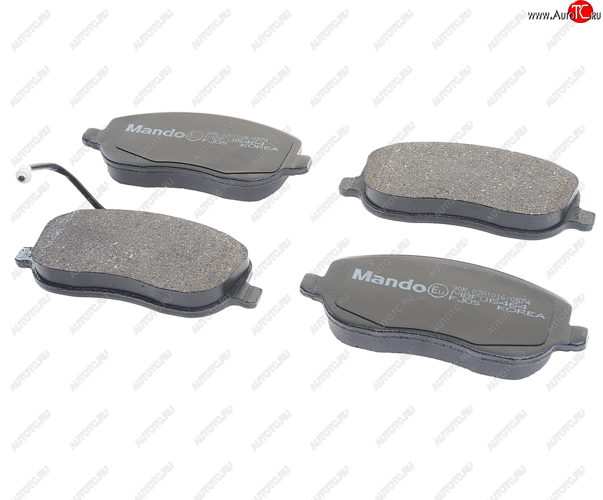 1 499 р. Колодки тормозные PEUGEOT CITROEN передние (4шт.) MANDO MANDO mbf015464 MANDO mbf015464  с доставкой в г. Керчь