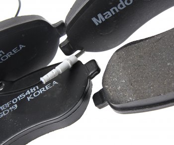 3 289 р. Колодки тормозные передние (4шт.) MANDO Peugeot Expert K0 цельнометаллический фургон дорестайлинг (2016-2024)  с доставкой в г. Керчь. Увеличить фотографию 3