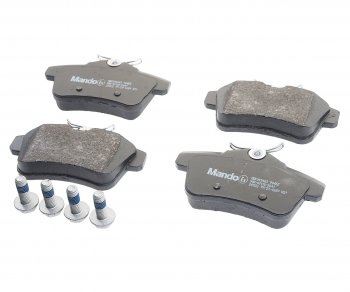 1 399 р. Колодки тормозные PEUGEOT C4,DS4,3007 (09-) CITROEN задние (4шт.) MANDO MANDO mbf015483  с доставкой в г. Керчь. Увеличить фотографию 1