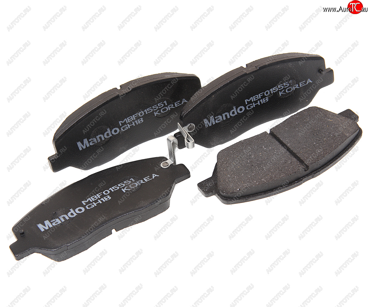 3 379 р. Колодки тормозные HYUNDAI Santa Fe (09-) KIA Sorento (09-) передние (4шт.) MANDO MANDO mbf015551 MANDO mbf015551  с доставкой в г. Керчь