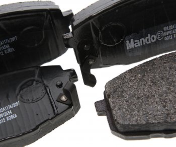 3 699 р. Колодки тормозные HYUNDAI Creta (17-) передние (4шт.) MANDO MANDO mbf015554 MANDO mbf015554  с доставкой в г. Керчь. Увеличить фотографию 2
