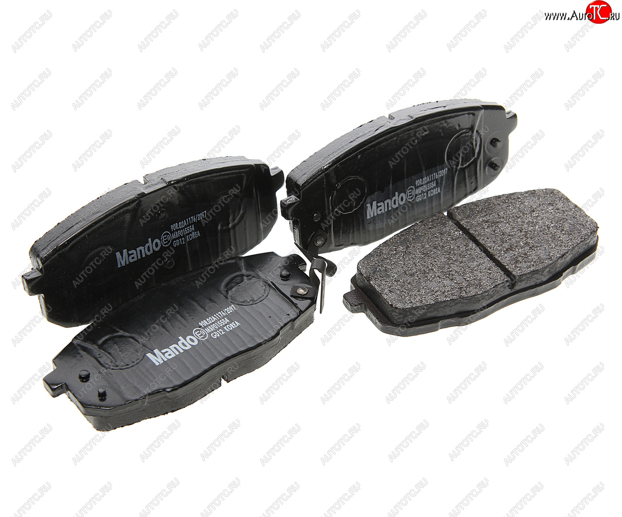 3 699 р. Колодки тормозные HYUNDAI Creta (17-) передние (4шт.) MANDO MANDO mbf015554 MANDO mbf015554  с доставкой в г. Керчь