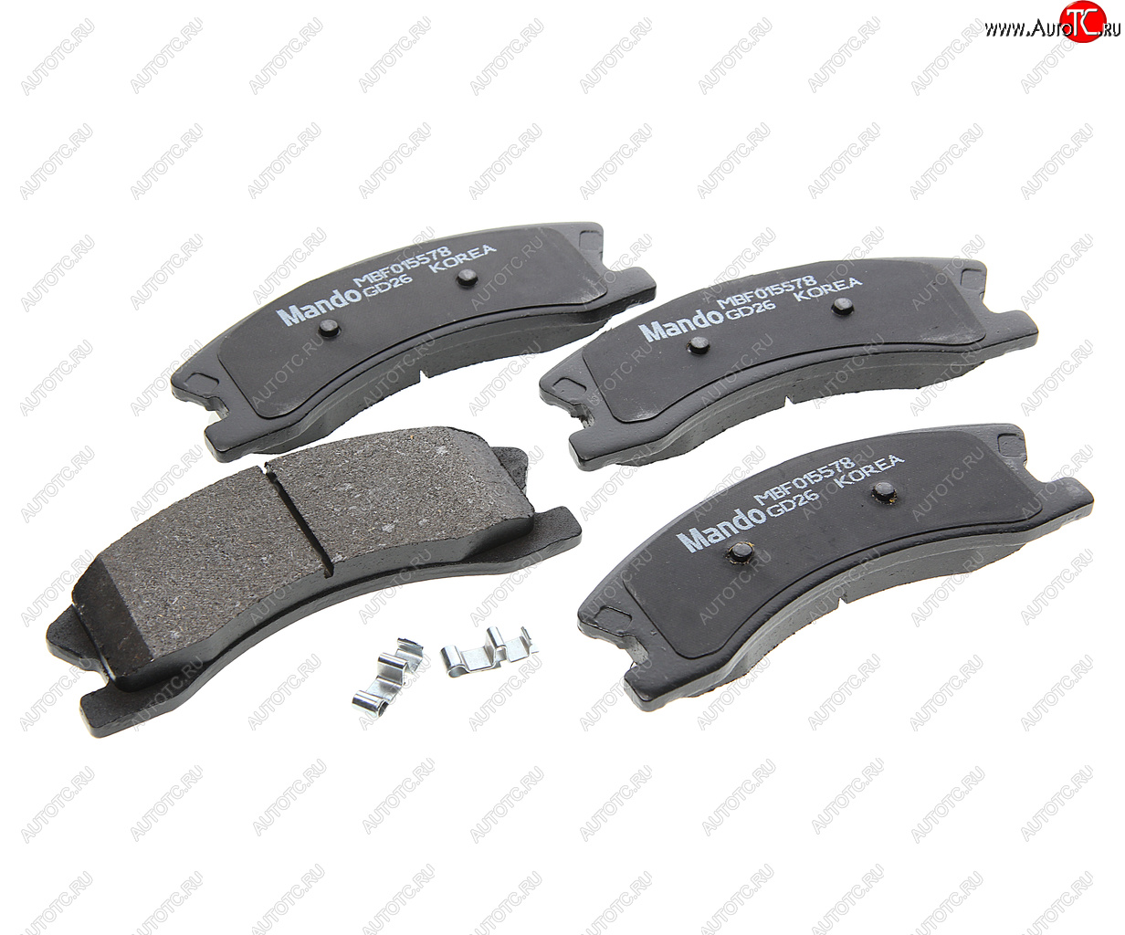 2 399 р. Колодки тормозные JEEP Grand Cherokee (99-04) (2.7) передние (4шт.) MANDO MANDO mbf015578 MANDO mbf015578  с доставкой в г. Керчь