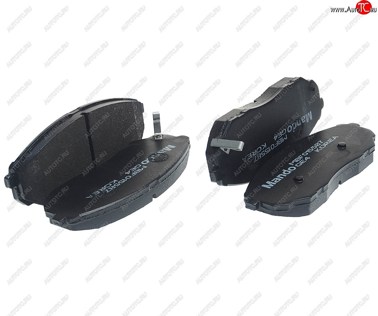1 699 р. Колодки тормозные HYUNDAI Santa Fe (00-),Trajet (99-) KIA Sorento передние (4шт.) MANDO MANDO mbf015587 MANDO mbf015587  с доставкой в г. Керчь