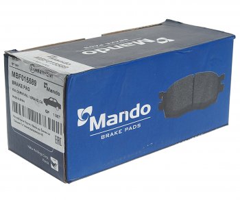 2 349 р. Колодки тормозные HYUNDAI Starex H-1 (07-) KIA Carnival (05-) передние (4шт.) MANDO MANDO mbf015589 MANDO mbf015589  с доставкой в г. Керчь. Увеличить фотографию 2