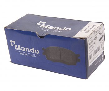2 379 р. Колодки тормозные передние (4шт.) MANDO Land Rover Discovery 2 L318 (1998-2004)  с доставкой в г. Керчь. Увеличить фотографию 3