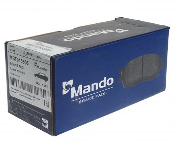 2 099 р. Колодки тормозные LAND ROVER Range Rover Sport (09-) задние (4шт.) MANDO MANDO mbf015605 MANDO mbf015605  с доставкой в г. Керчь. Увеличить фотографию 2
