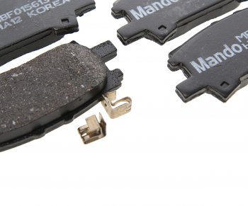 1 089 р. Колодки тормозные LEXUS RX300 (03-) задние (4шт.) MANDO MANDO mbf015613 MANDO mbf015613  с доставкой в г. Керчь. Увеличить фотографию 2