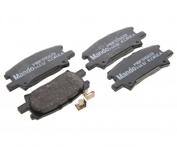 1 089 р. Колодки тормозные LEXUS RX300 (03-) задние (4шт.) MANDO MANDO mbf015613 MANDO mbf015613  с доставкой в г. Керчь. Увеличить фотографию 1