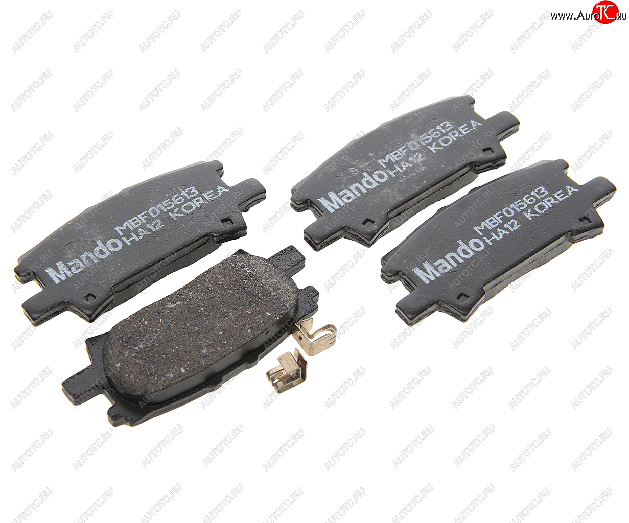 1 089 р. Колодки тормозные LEXUS RX300 (03-) задние (4шт.) MANDO MANDO mbf015613 MANDO mbf015613  с доставкой в г. Керчь