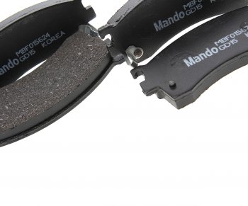 1 359 р. Колодки тормозные MAZDA 626 GE,GF,GW (92-02),Xedos-6,Premacy передние (4шт.) MANDO MANDO mbf015624  с доставкой в г. Керчь. Увеличить фотографию 2