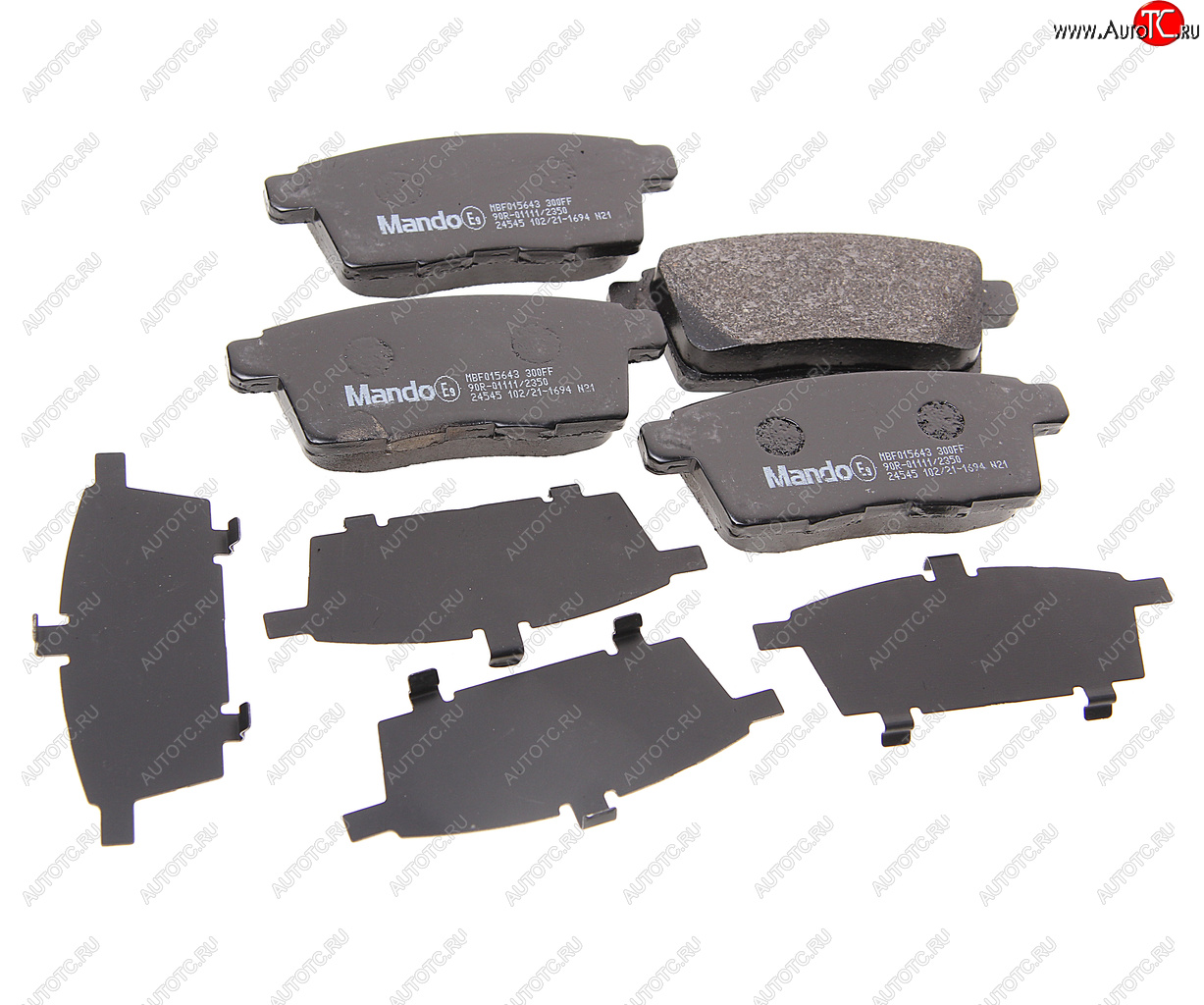 3 699 р. Колодки тормозные MAZDA CX-9,CX-7 (07-) задние (4шт.) MANDO MANDO mbf015643 MANDO mbf015643  с доставкой в г. Керчь