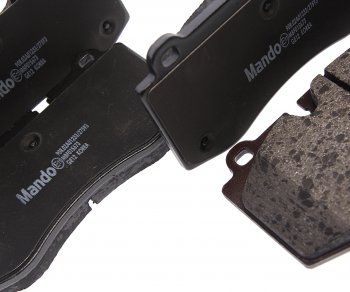 2 199 р. Колодки тормозные MERCEDES W221,211 передние (4шт.) MANDO MANDO mbf015673 MANDO mbf015673  с доставкой в г. Керчь. Увеличить фотографию 2