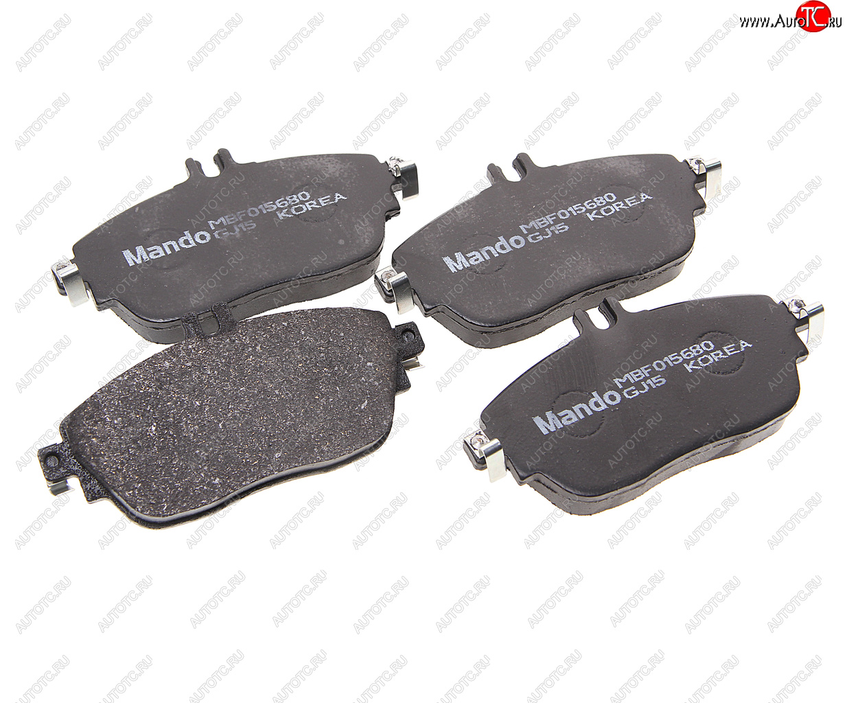 2 499 р. Колодки тормозные MERCEDES A (W176),B (W246),CLA (13-) передние (4шт.) MANDO MANDO mbf015680  с доставкой в г. Керчь