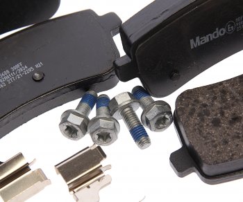 3 999 р. Колодки тормозные MERCEDES S (W222) (13-) задние (4шт.) MANDO MANDO mbf015688 MANDO mbf015688  с доставкой в г. Керчь. Увеличить фотографию 2